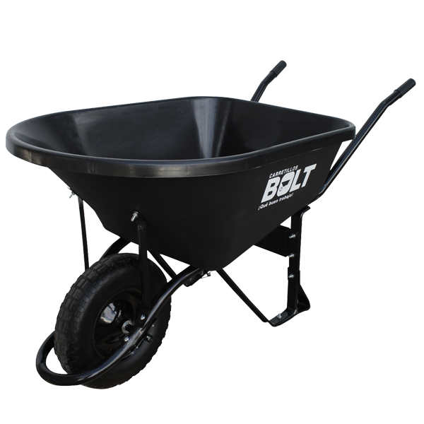 CARRETILLO AGRICOLA PLASTIC 120LTS #WB6018PU